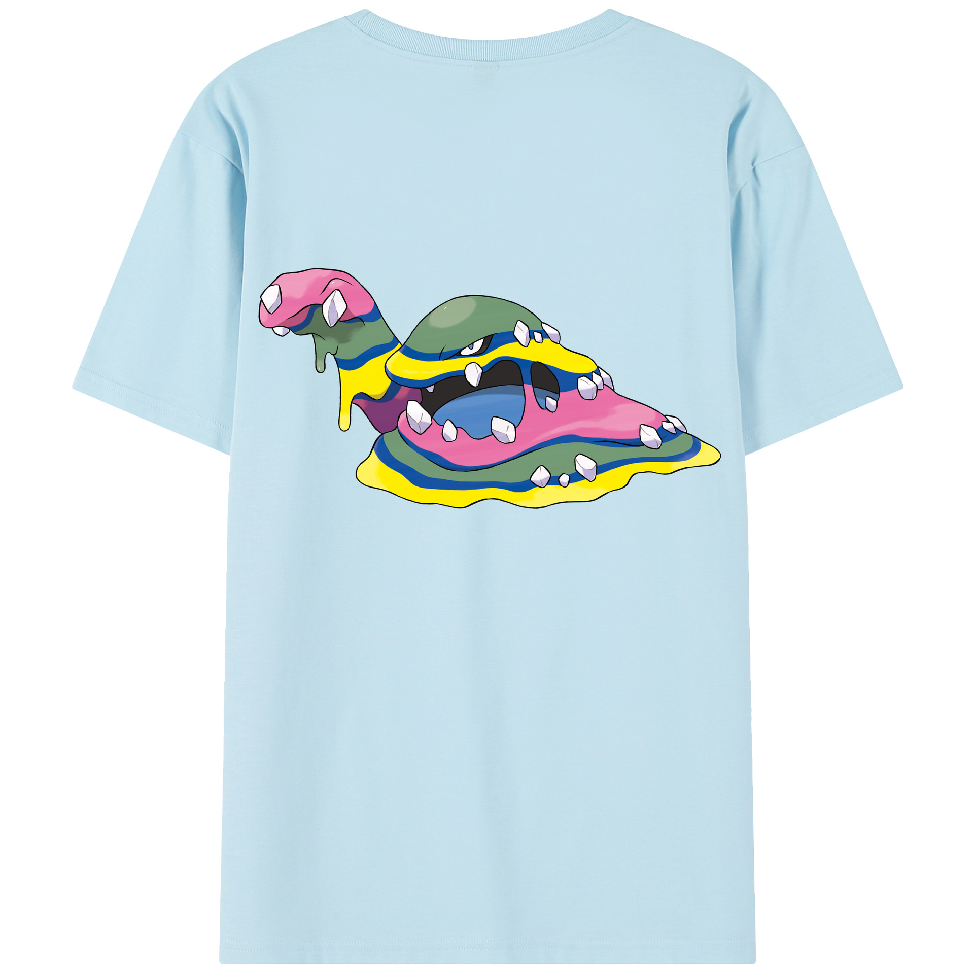 （画像用） ポケットモンスター Pokémon 綿100％半袖Tシャツ（背面プリント）